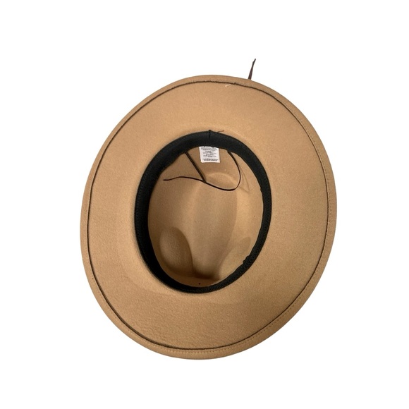 Felt Fedora Embellishment Studded Band Hat - Picture 6 of 14